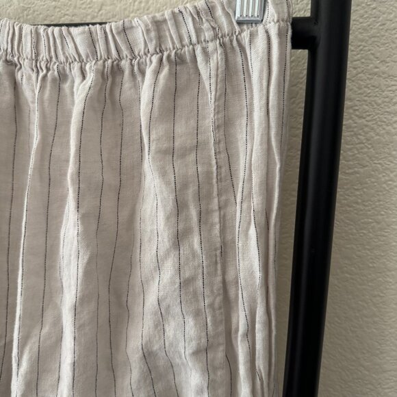 Terzo Millennio Italian Linen Pinstripe Pants Size Large - Picture 6 of 6